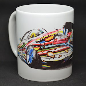 BMW E36 M3 Becher Tasse | oldtimerkunstdrift tiefergelegt dtm