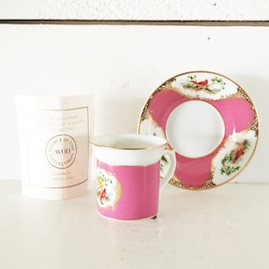 Vintage Avon 1980&#39;s European Tradition Cup & Saucer Collection Demitasse Size Teacup and Matching Saucer/Vintage Avon Teacup