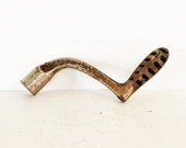 Antique Rustic Wood Stove Crank Handle Grate Shaker Woodstove Parts