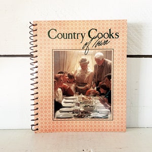 1989 Soft Cover Spiral Edition of Country Cooks of Iowa by Iowa Farmer Today Iowa Cookbook Vintage Cookbook