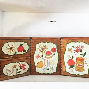 Vintage Woodpecker Woodware Products Continental Gourmet Wooden Canisters/Boxes with Dovetail Joints