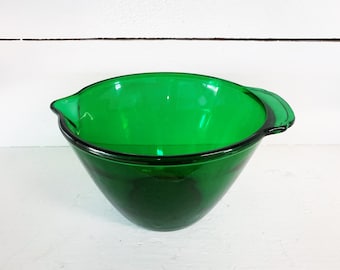 ヴィンテージ アンカーホッキング エメラルドグリーン バッターボウル