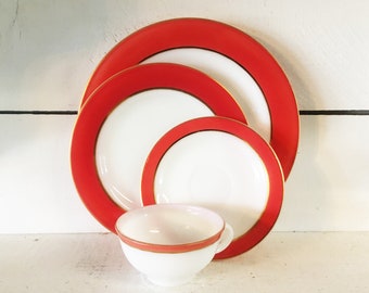 VINTAGE PYREX 赤縁 プレート 皿 6枚セット il_340x270.2293881242_2s4p.jpg