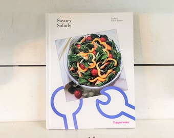 1994 Vintage Tupperware Savory Salads Cookbook/Vintage Cookbook