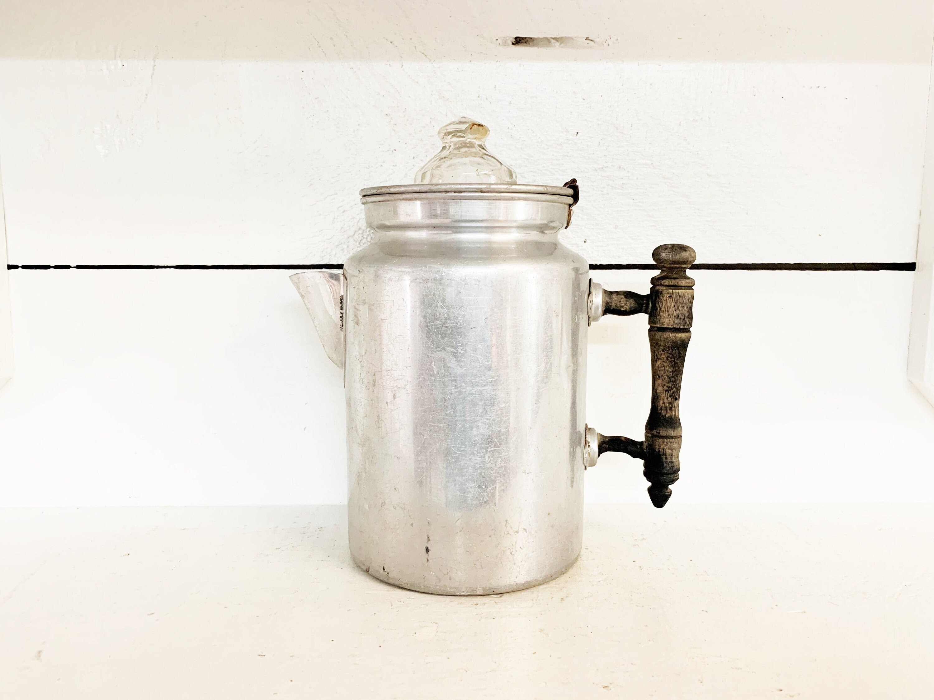 1912 Antique VTG Stove Top Coffee Pot Maker Percolator 