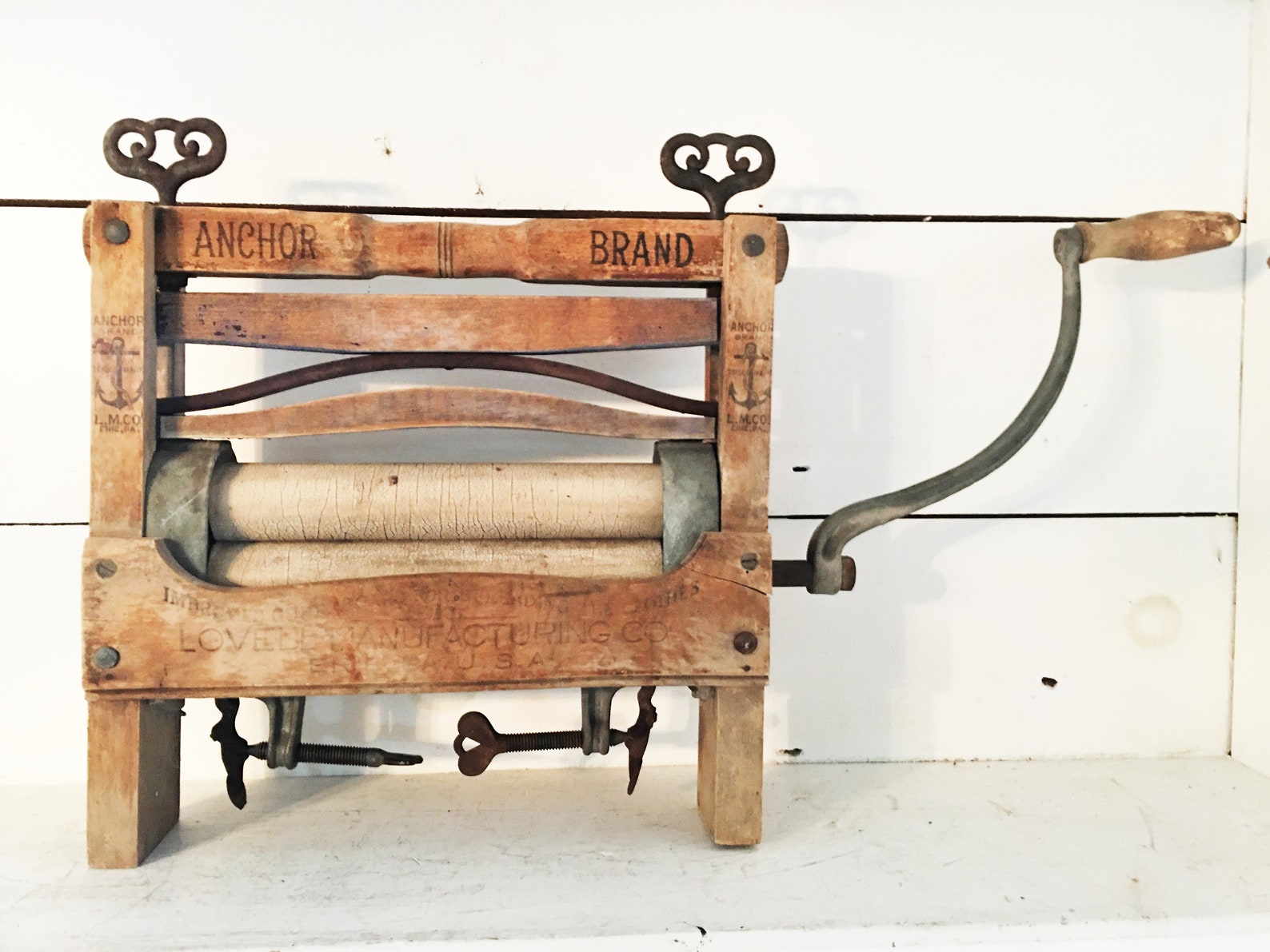 Antique Wringer Washer Hand Crank Anchor Brand/Farmhouse | Etsy