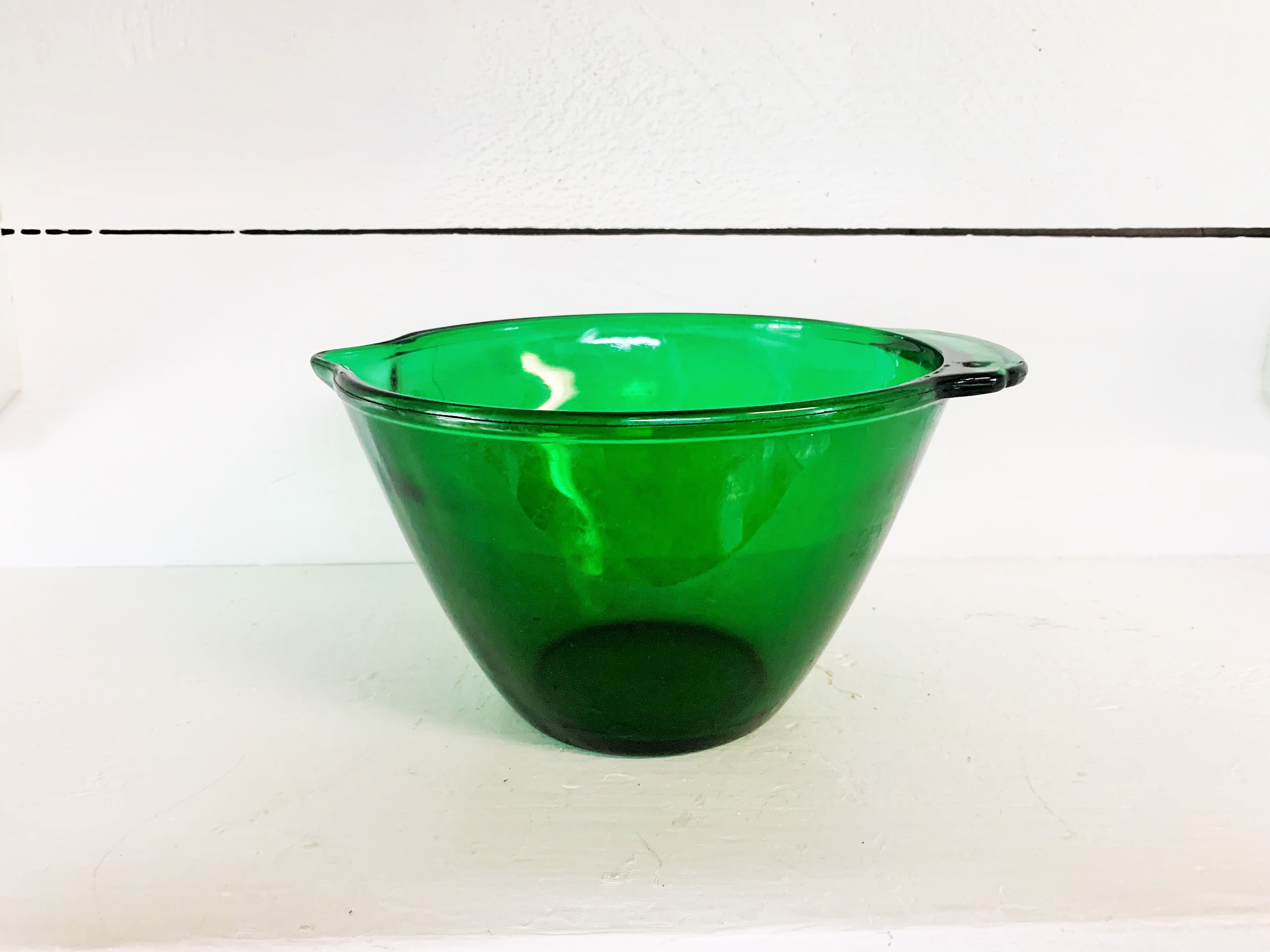 ヴィンテージ アンカーホッキング エメラルドグリーン バッターボウル