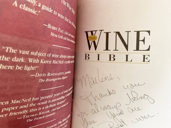 Vintage Softcover Edition of Karen MacNeil's The Wine Bible/Wine