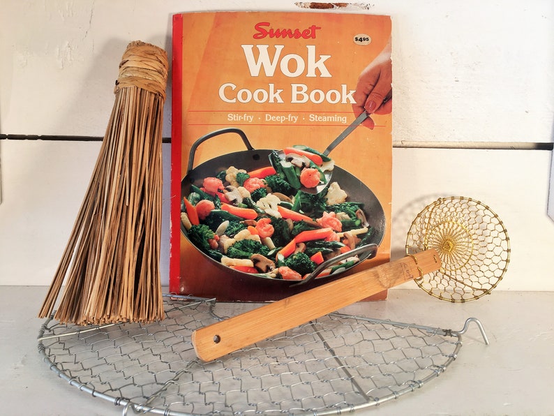 1986 Edition of Sunset Wok Cook Book With Cooking Etsy