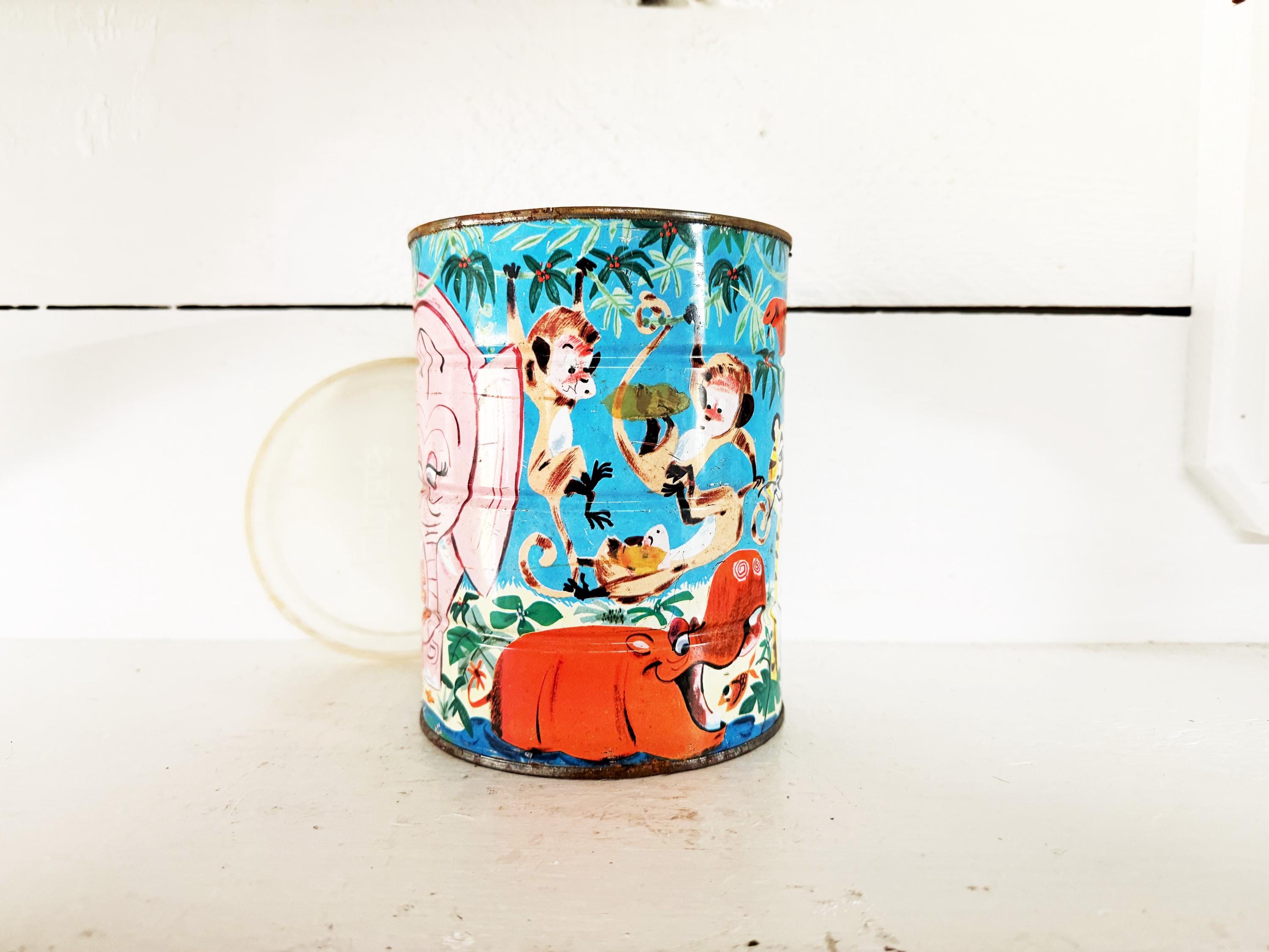 ヴィンテージ フォルジャーズ コーヒー缶 装飾 ヴィンテージ フォル 