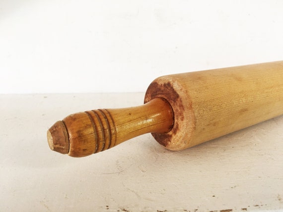 Rodillo de amasar de madera clásico/rodillo de amasar de madera tradicional  de cocina de granja/rodillo de amasar de cocina Vintage Shabby Chic -   México
