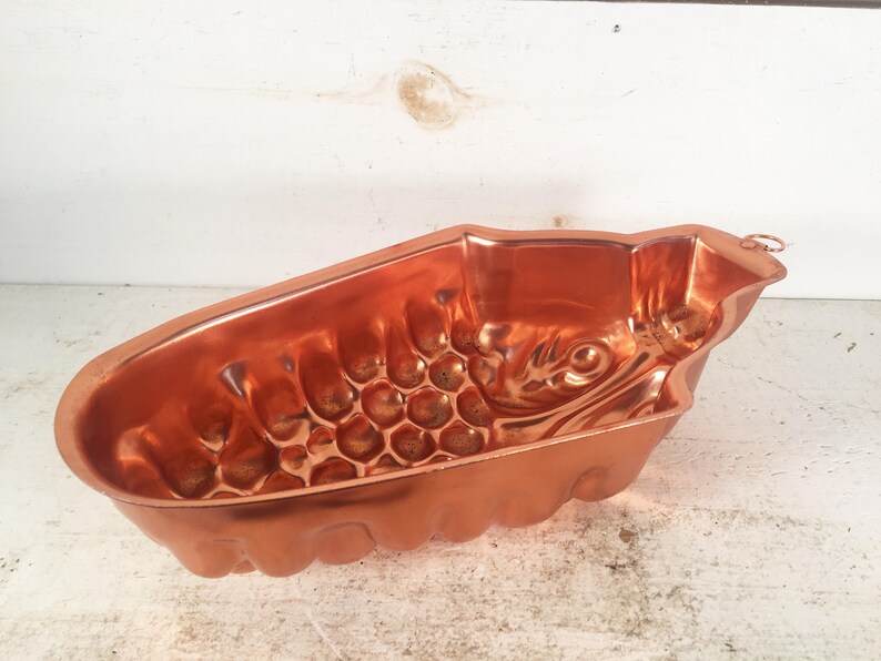 Grapes Shaped Copper Jello/Pudding Mold/Farmhouse Kitchen Etsy