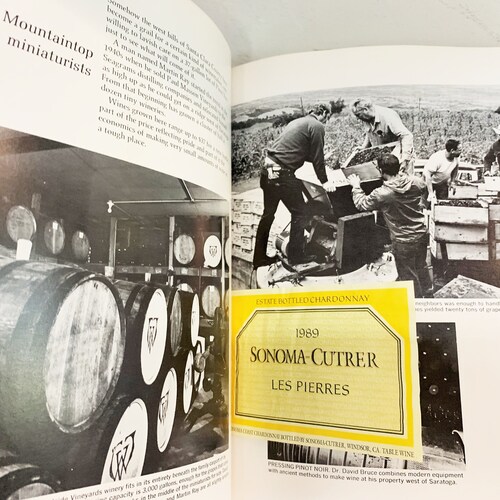 1973 Hardcover First Edition of California Wine ..Where and How It's Made..The Wine Makers..Past and buying Present/Vintage Wine Book with Labels