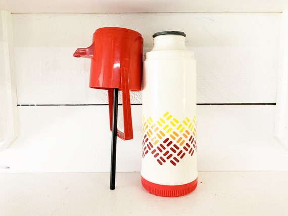 Vintage Pump Pot Thermos, Retro Thermos, Vintage Coffee Pumps