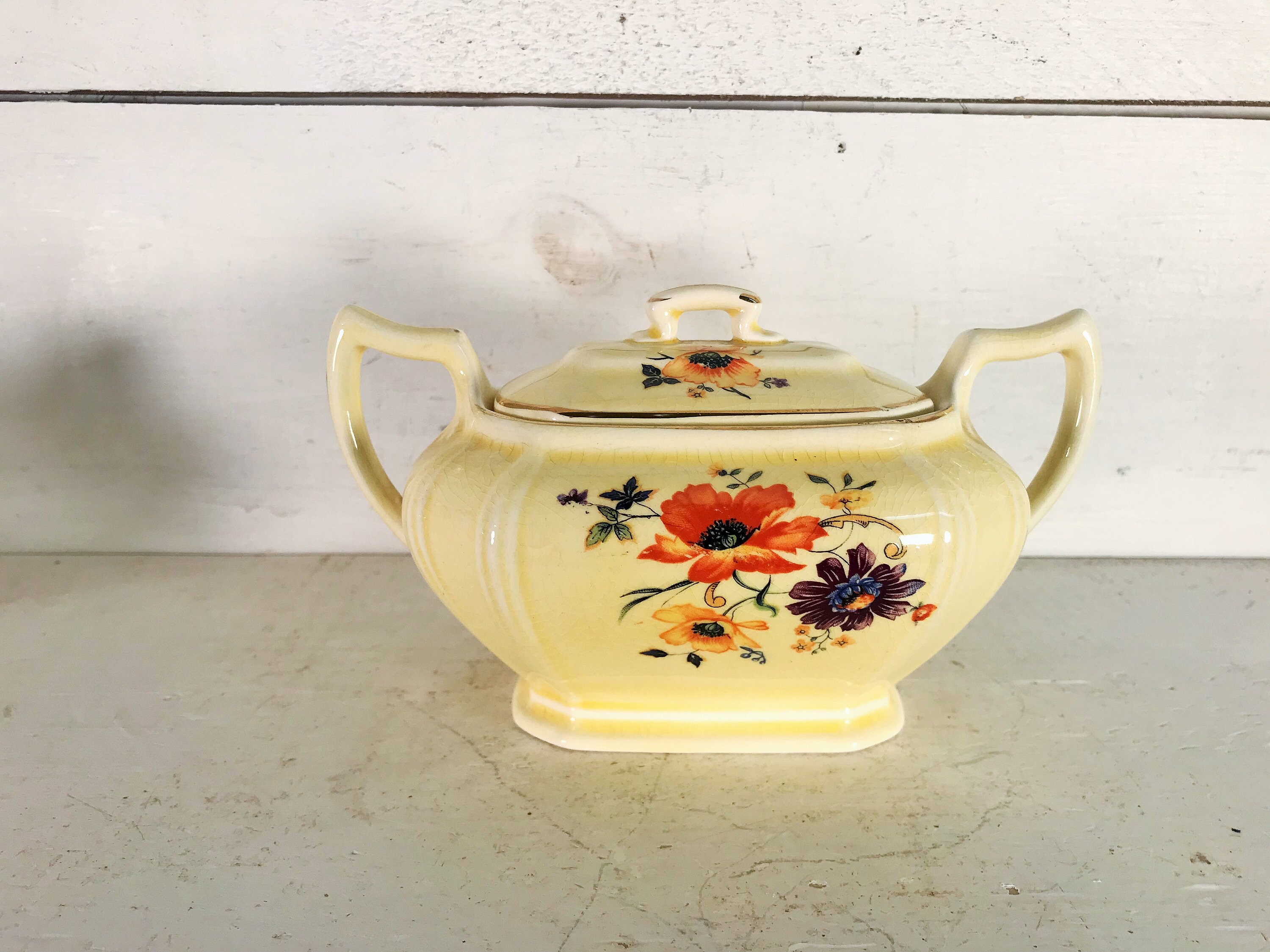 Vintage Limoges China Co. Made in the USA Golden Glow