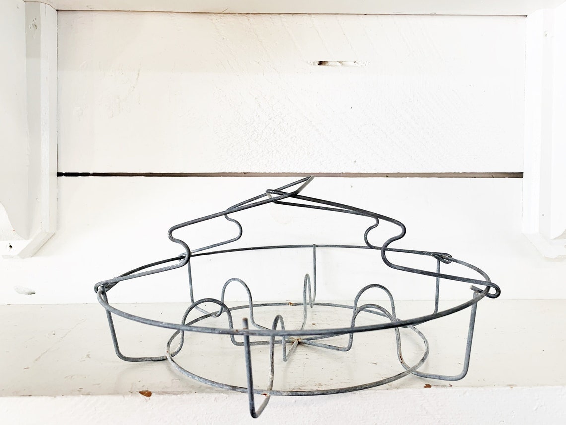 Large Wire Canning Rack/farmhouse Kitchen Canning Jar Insert Etsy