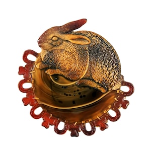Rabbit Horseshoe Art - Etsy
