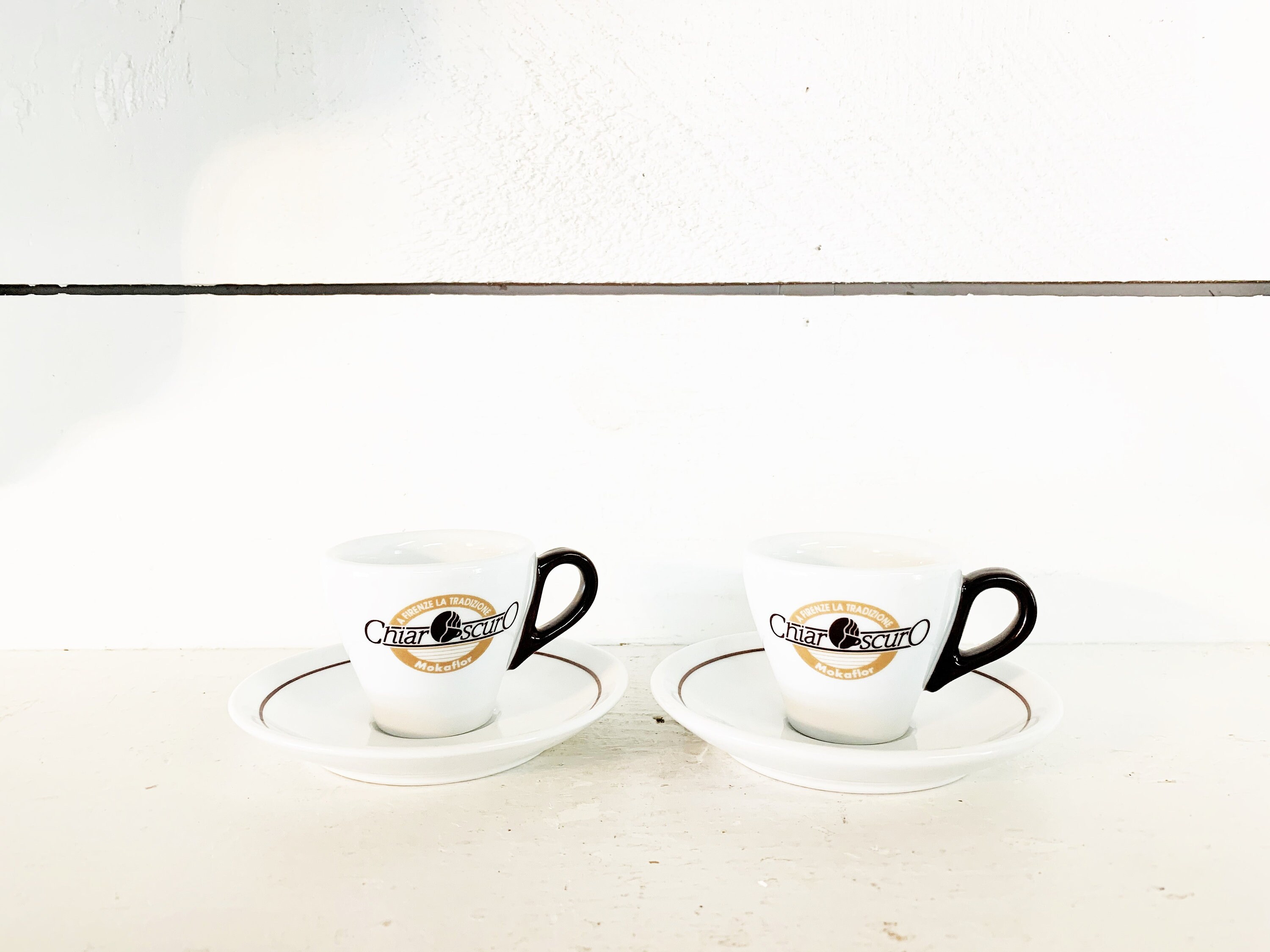Pair of Vintage Italian Made Espresso Cups and Saucers/pair of Etsy