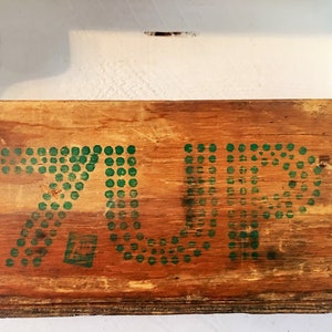 Vintage 7-UP Wooden Crate