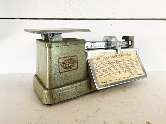 ヴィンテージ TRINER スケール USA製インダストリアル 40s 店舗什器 Vintage 1968 Triner Postal Scale – Farm Kitchen Decor AA-1 Model