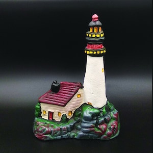 Doorstopper Lighthouse, Cast Iron Door stop, Heavy Door Wedge, Lighthouse Décor, Beach House Décor, Solid Heavy Door Stop, Country Home