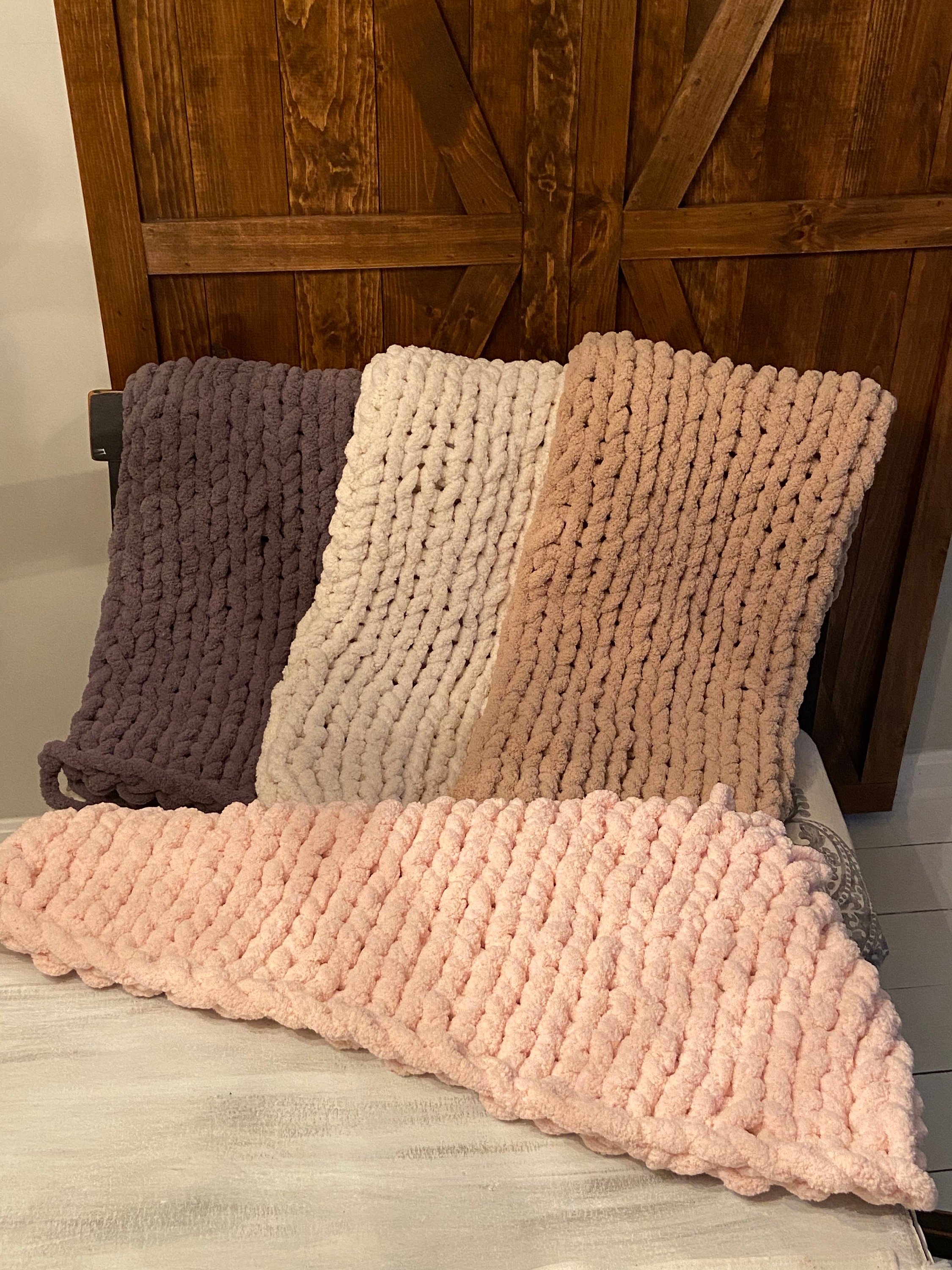Lou Lou and Company Chenile Large Chenile Blankets