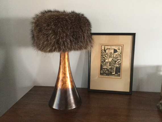 Soft Fur Pillbox Hat