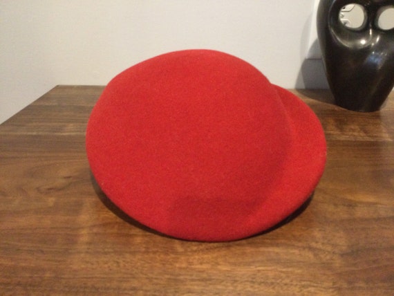 Red Fascinator Hat - image 2