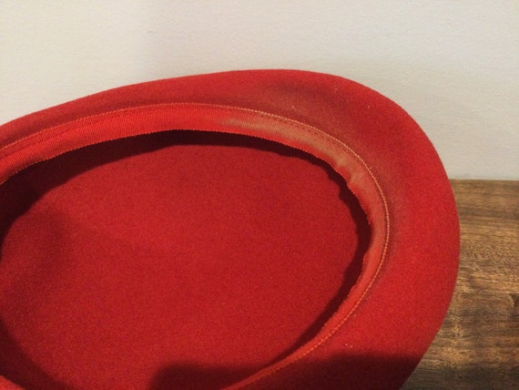 Red Fascinator Hat - image 6