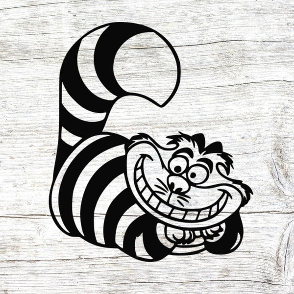 Cheshire Cat svg - Alice in Wonderland svg, cat svg