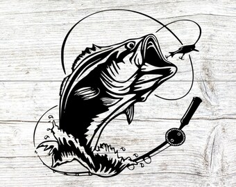 Fishing Svg Etsy