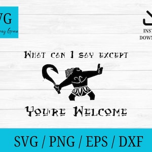 Moana SVG Bundle, Maui SVG Bundle, Moana cut file, Moana clipart, Moana svg files for silhouette, files for cricut, svg, dxf, eps, png, scal