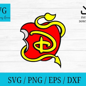 Nachkommen Logo SVG, Nachkommen Apfel Clipart, Png, Dxd, Eps, Schnittdateien für Cricut und Silhouette, Instant Downlad, Vektor