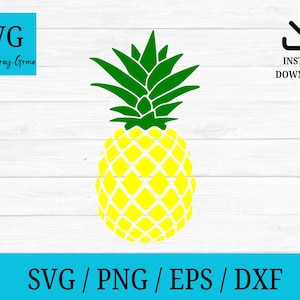 Pineapple svg, pineapple monogram base svg, pineapple monogram svg, pineapple clipart, cut files for cricut silhouette, png, eps