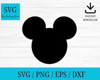 Mouse svg, Mouse Head, Mouse head, Mouse, svg, png, dxf, jpeg, Digital Download, Cut File, Cricut, Silhouette, Glowforge, laser cut files