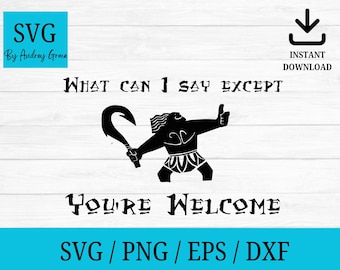 Moana SVG Bundle, Maui SVG Bundle, Moana cut file, Moana clipart, Moana svg files for silhouette, files for cricut, svg, dxf, eps, png, scal