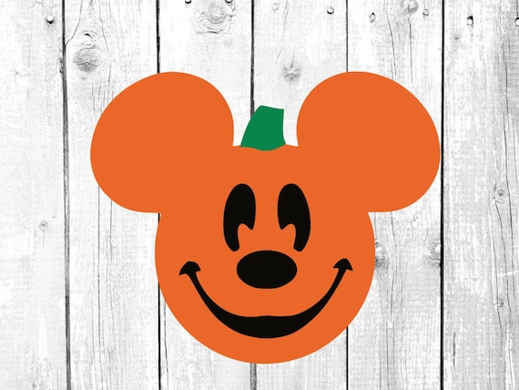 Disney Mickey Mouse Pumpkin Svg Disney Svg Disney Etsy