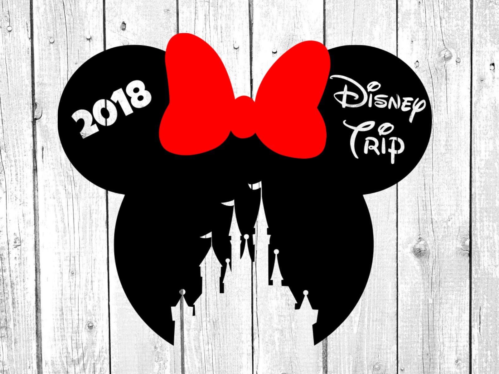 Download 2018 Minnie mouse Castle Family Disney trip svg minnie ...