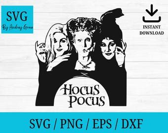 Sanderson sisters silhouette svg, hocus pocus svg, sanderson sisters svg, cutting files for cricut silhouette