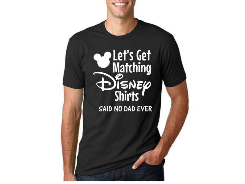 Disney's Let's get matching Disney Shirts  Etsy