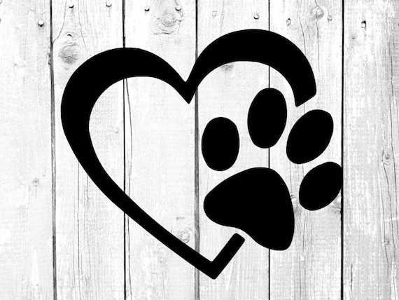 Download Dog Paw Heart Print Svg Paw Print Svg Dog Paw Svg Dog Svg Etsy SVG, PNG, EPS, DXF File