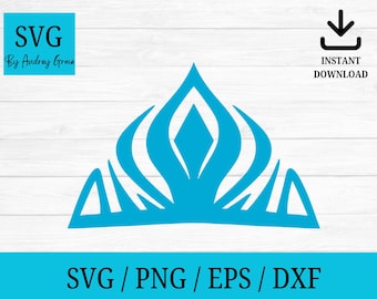Elsa crown svg, Frozen svg, princess crown svg, cutting files for cricut silhouette, Elsa crown clipart, svg, png, dxf, eps, cut file