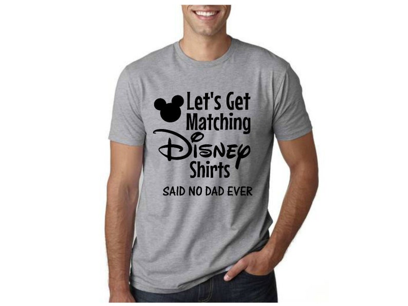 let's get matching disney shirts