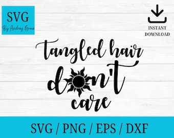 Tangled hair SVG, Rapunzel SVG Bundle, Tangled cut file, clipart, Tangled svg files for silhouette, files for cricut, svg, dxf, eps, png