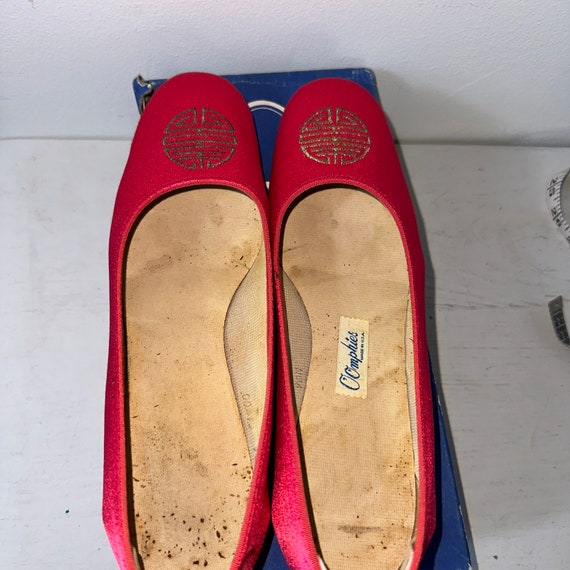 Rare Vintage OOmphies China Doll Red Gold Slipper… - image 5