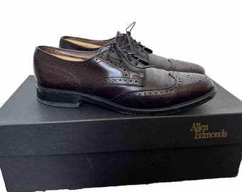 Vintage Allen Edmonds Floor Shine Leather Stitched Soled  display picture 3