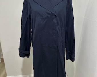Lauren Ralph Lauren Navy Blue Jacket, Women's Size L
