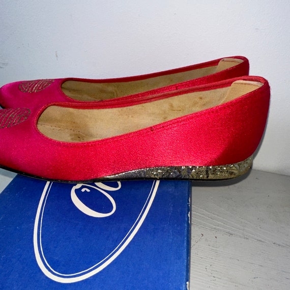 Rare Vintage OOmphies China Doll Red Gold Slipper… - image 8
