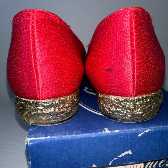 Rare Vintage OOmphies China Doll Red Gold Slipper… - image 4