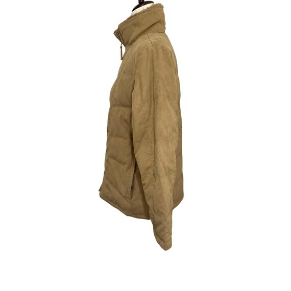 Vintage LL Bean Goose Down Puffer Coast 90s Sherpa Neck Size Large 